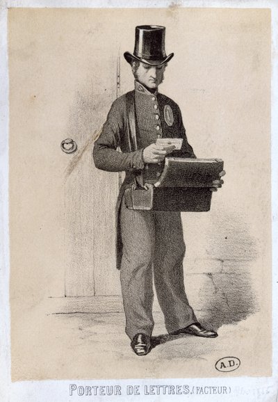 Postimies, n. 1865 tekijältä French School