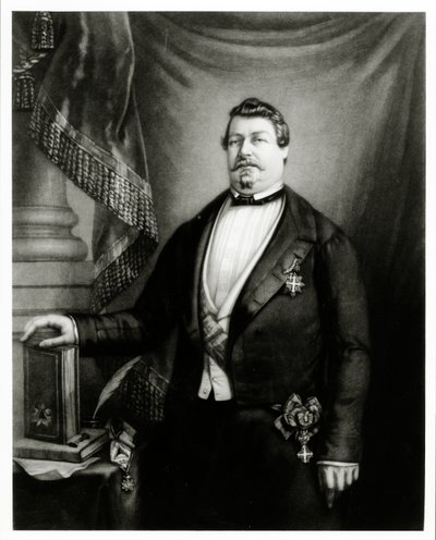 Prinssi Lucien Murat Ranskan Grand Orientin suurmestarina, n. 1855 tekijältä French School