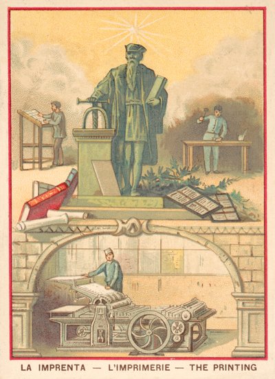 Painatus (chromolitho) tekijältä French School