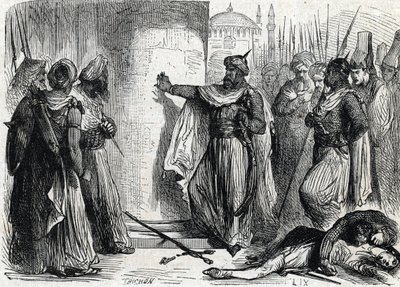 Prise de Constantinople (kaiverrus) tekijältä French School
