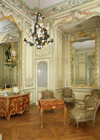 Dauphine Marie-Josephe de Saxen (1731-67) oma huone tekijältä French School