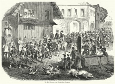 Gustav Struven ja Saksan tasavaltalaisten kulkue, 1848 vallankumous tekijältä French School