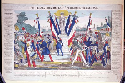 Ranskan tasavallan julistus 25. helmikuuta 1848 tekijältä French School