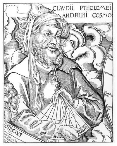 Ptolemaios (Claudius Ptolemaeus) (n. 90-168) pitelee sekstanttia tekijältä French School
