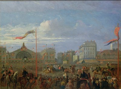 Kuningatar Victoria (1819-1901) saapuu Gare de l