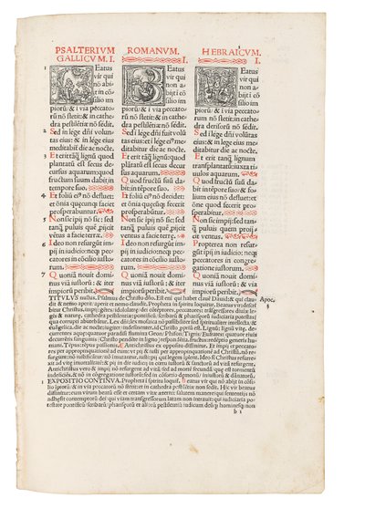 Quincuplex Psalterium, toimittanut Jacques Le Fèvre d