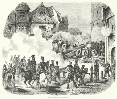 Kapina Frankfurtissa, Saksassa, syyskuussa 1848 tekijältä French School