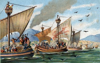 Itä-Sisilian takaisinvalloittaminen arabien yli: Roger de Hauteville valloittaa Puglian ja Calabrian ja anastaa saraseenien laivaston Palermossa tekijältä French School
