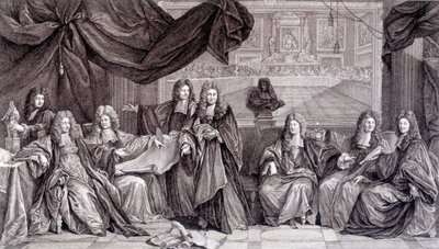 Ludvig XIV:n elpyminen, n. 1689. tekijältä French School