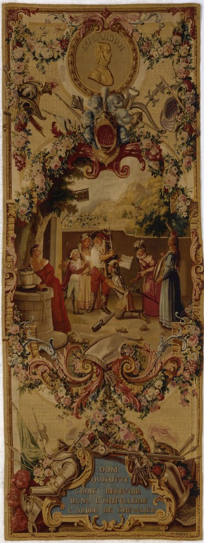 Regence Gobelinsin kuvakudos Don Quijoten tarinalla, 1717-1818 tekijältä French School
