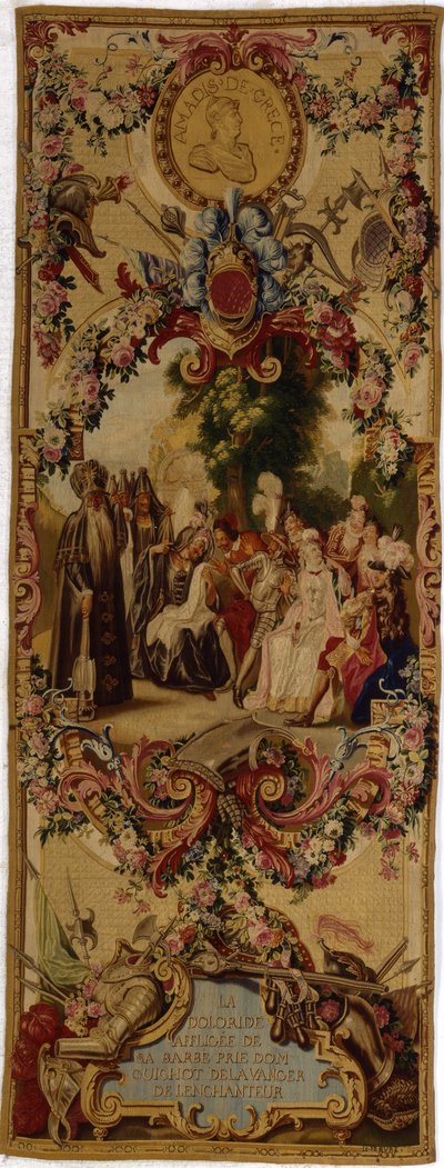 Regence Gobelinsin kuvakudos Don Quijoten tarinalla, 1717-1818 tekijältä French School