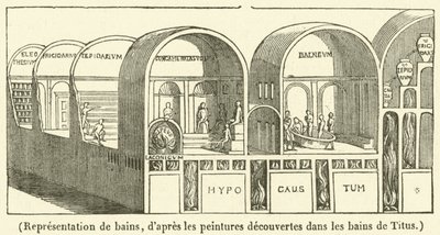 Representation de bains (kaiverrus) tekijältä French School
