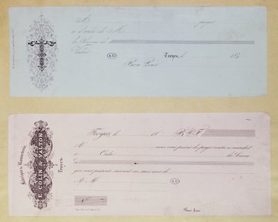 Maksupyynnöt, julkaistu Troyesissa 1840-luvulla tekijältä French School