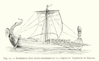 Normannilaisen laivan palauttaminen, 1000-luku; Bayeux