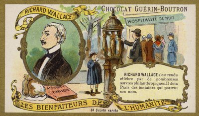 Richard Wallace, englantilainen taiteen keräilijä ja hyväntekijä (chromolitho) tekijältä French School