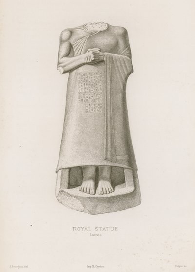 Kuninkaallinen patsas, Louvre tekijältä French School