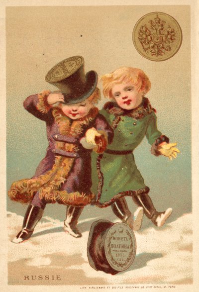 Venäjä (chromolitho) tekijältä French School