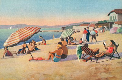 Saint Tropez: bouillabaisse-ranta (värilitro) tekijältä French School