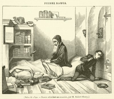 Salonki 1840, Ramus odottaa salamurhaajiaan (kaiverrus). tekijältä French School