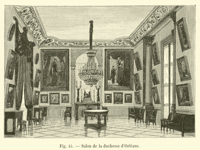 Orleansin herttuattaren salonki tekijältä French School