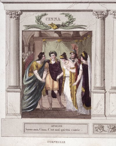 Scene et Dialogue de Augustus a Cinna teoksessa "Cinna ou la clemence d