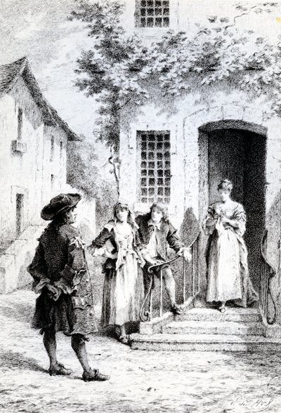 Kohtaus Molieren vaimojen koulusta tekijältä French School