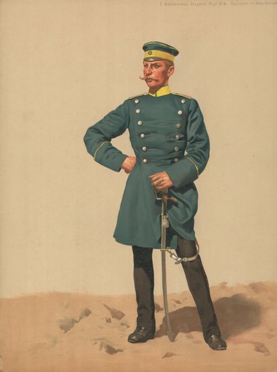 Silesian Dragons Regt No 4, luutnantti välitakissa tekijältä French School