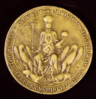 Ludvig IV de Bavieren sinetti (1287-1347) 1200-1300-luku tekijältä French School