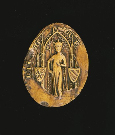 Margaretan Burgundin sinetti (1290-1315) 1311 (vaha) tekijältä French School
