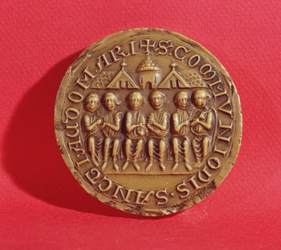 Saint Omerin kaupungin sinetti, joka kuvaa leppämiehiä (vaha) tekijältä French School