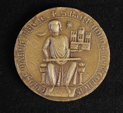 Toulousen Raymond VII:n (1197-1249) toinen sinetti (vaha) tekijältä French School
