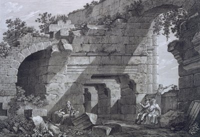Nimesin amfiteatterin toisen tason galleriat, Antiquities of France: Vol I, Nimesin muistomerkit tekijältä French School