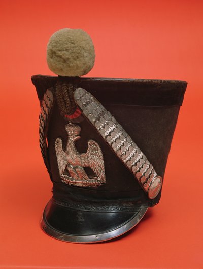 Ensimmäisen Ranskan valtakunnan armeijan lancer Shako, n. 1804-1815 (tekstiili) tekijältä French School