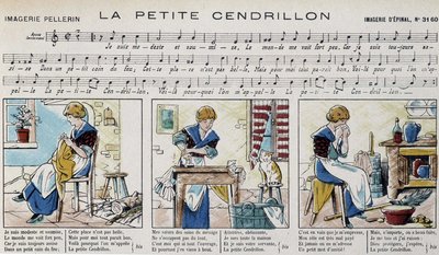 Nuotit suositulle kappaleelle "" la petite Cinderella"" - kuva Epinal tekijältä French School