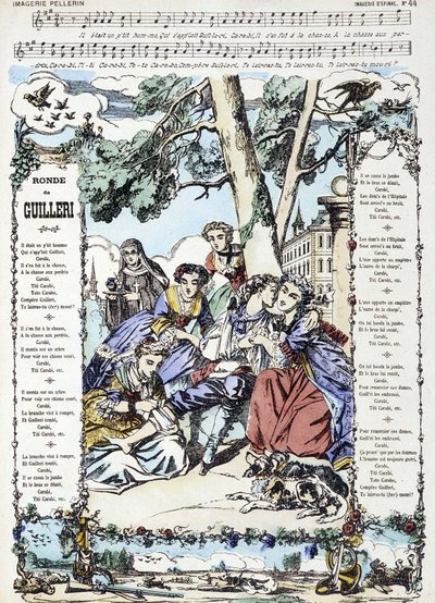 Nuotit kappaleeseen "" Ronde de Guilleri"" - kuva Epinalista tekijältä French School