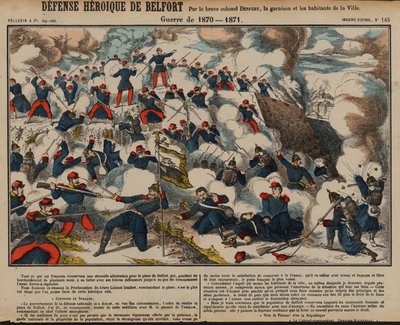 Belfortin piiritys, Ranskan ja Preussin sota, marraskuu 1870 - helmikuu 1871 tekijältä French School