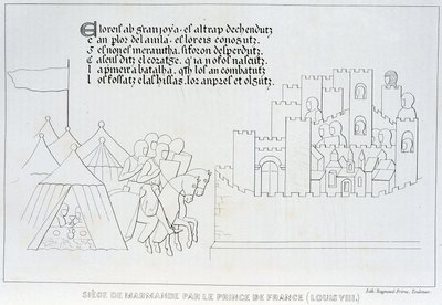 Ludvig VIII:n Marmanden piiritys tekijältä French School