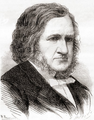 Sir James Young Simpson, The Wonders of Science -julkaisusta, julkaistu n. 1870 (litho) tekijältä French School