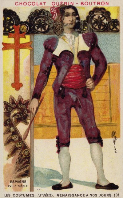 Espanjalainen puku, 1700-luku tekijältä French School