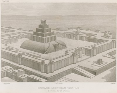 Square Assyrian temppeli tekijältä French School