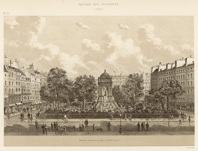 Square des Innocents, 1878 tekijältä French School