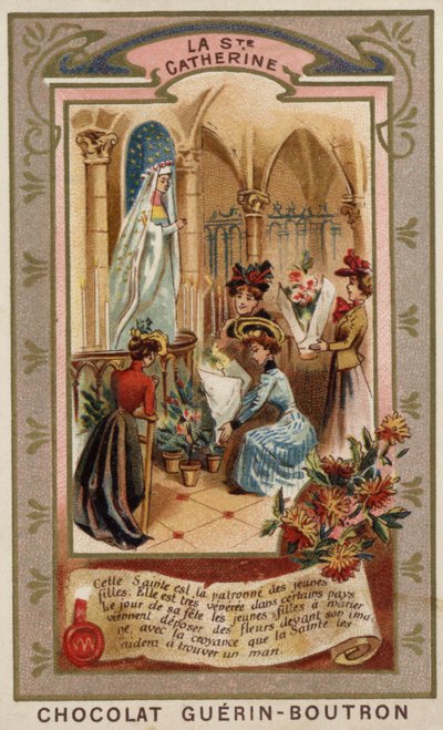 Pyhän Katariinan päivä (chromolitho) tekijältä French School