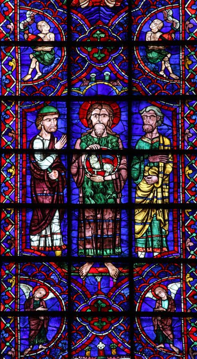Pyhä Johannes Kastaja ja Agnus Dei (w106) tekijältä French School