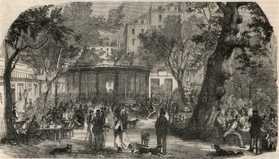 Cheval Blancin leima Pariisissa 1800-luvulla - Edmond Texierin kaiverrus Tableau-de-Paris