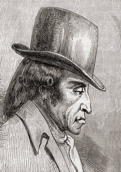 Stanislas Marie Maillard, J. Gauchardin kaiverrus Bocourtin mukaan, Louis Blancin (1811-82) teoksesta "Histoire de la Revolution Francaise" tekijältä French School