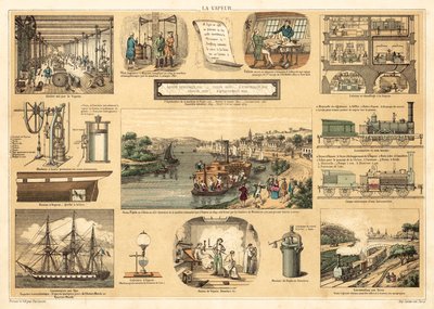 Steam (väri litho) tekijältä French School
