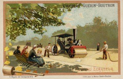Steamroller (chromolitho) tekijältä French School