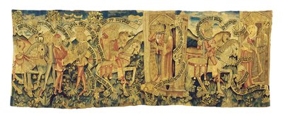 Strasbourgin mytologinen kuvakudosfragmentti, n. 1470-1490 tekijältä French School
