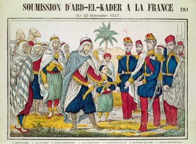 Abd el-Kaderin (1808-83) alistuminen Henri d