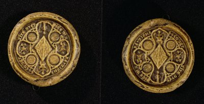 Bretagnen herttuattaren ja Goellon kreivitär Jeanne de Penthievren (1319-84) panssarinsinetti, 1369 tekijältä French School
